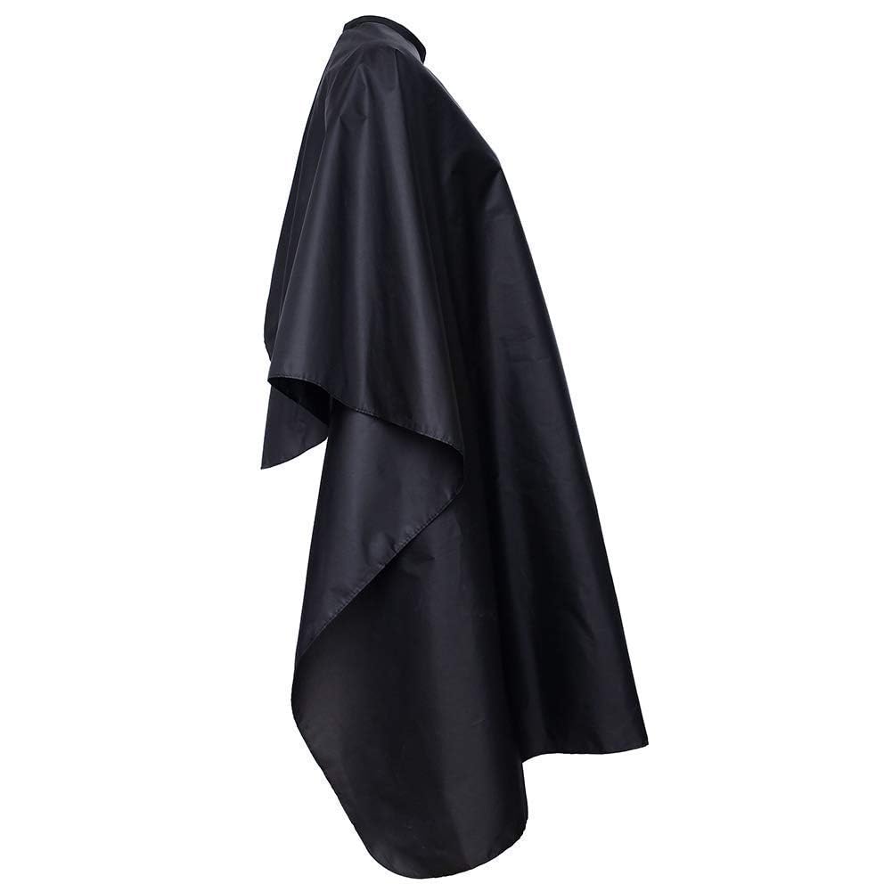 Professional Black Barber Hair Cutting Sheet Apron - Salon Hairdressing Accessories for Stylists (Pack of 1) | Waterproof & Easy Clean for Haircuts, Shaving & Styling