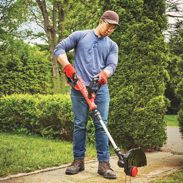 Refurbished CRAFTSMAN 20V Cordless 13-Inch WEEDWACKER® String Trimmer/Edger with Auto Feed & 2.0AH Battery - Full Warranty (CMCST900D1) - Perfect for Lawn Care, Yard Maintenance & Landscaping