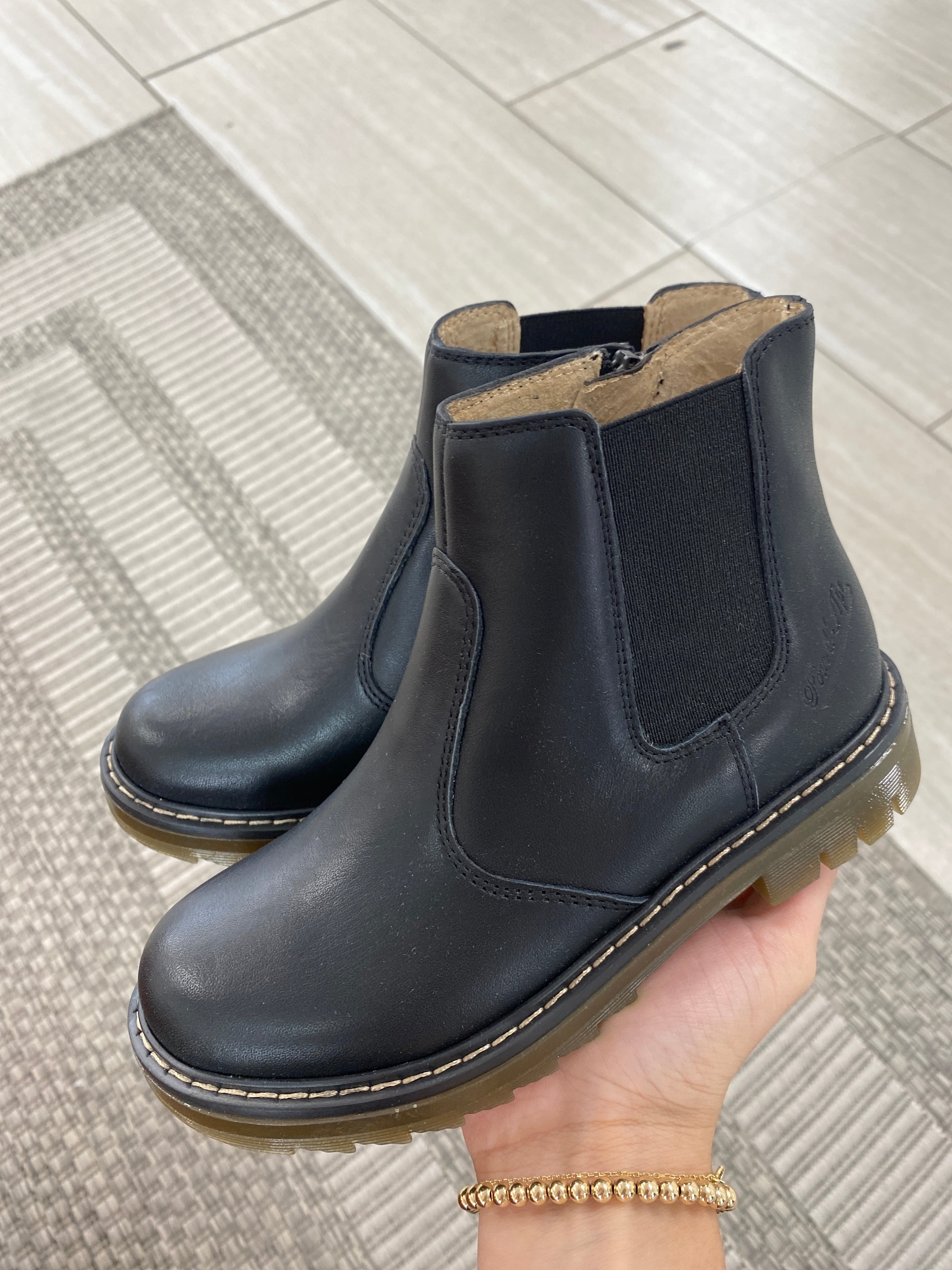 Pom D'Api Black Leather Boots for Women - Stylish & Comfortable Ankle Boots for Fall & Winter - Perfect for Casual Outfits, Office Wear & Date Nights