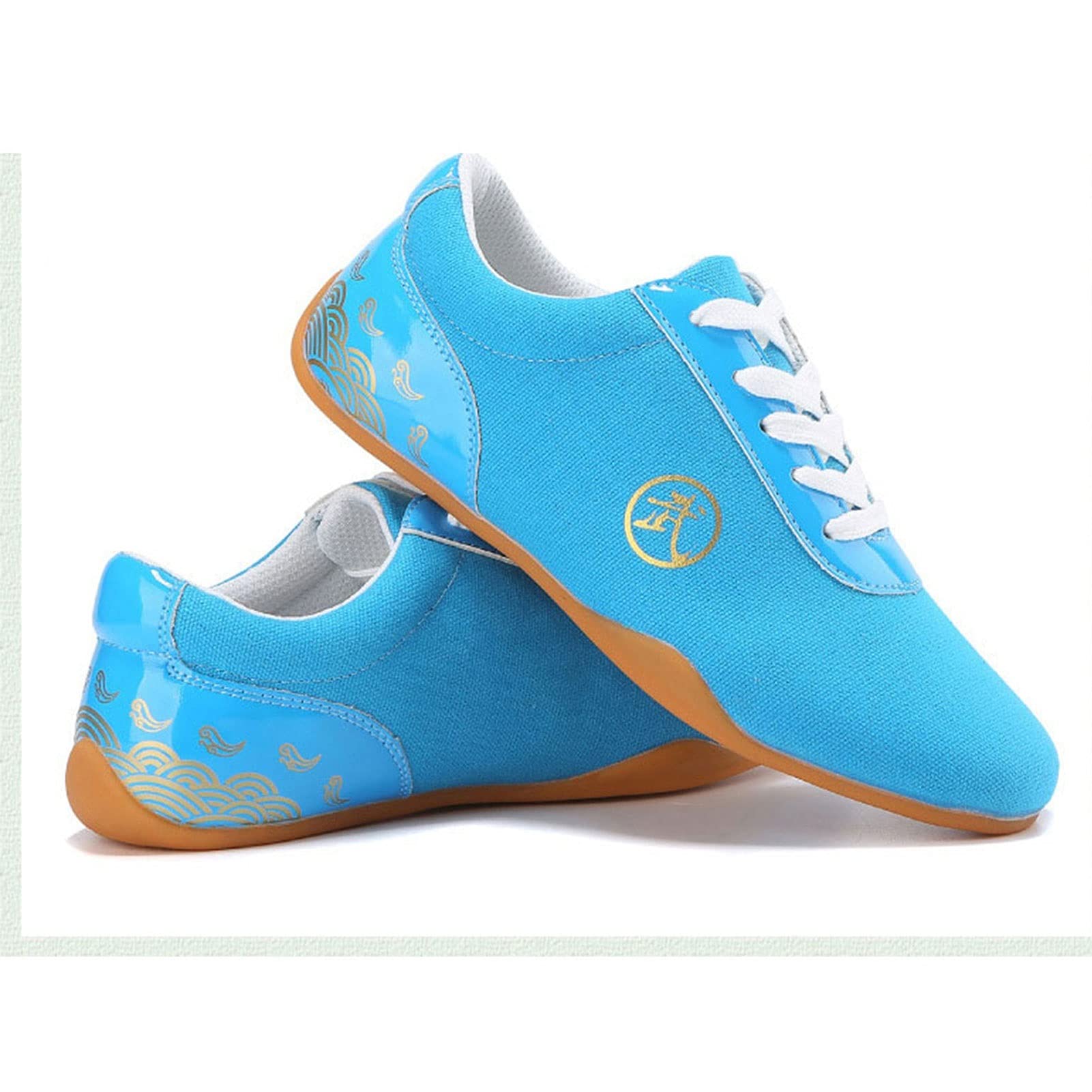 Lightweight Taekwondo Shoes for Men & Women - Breathable Martial Arts Footwear for Boxing, Kung Fu & Taichi Training (Blue, Size 38 EU) - Perfect for Dojo Practice & Competition
