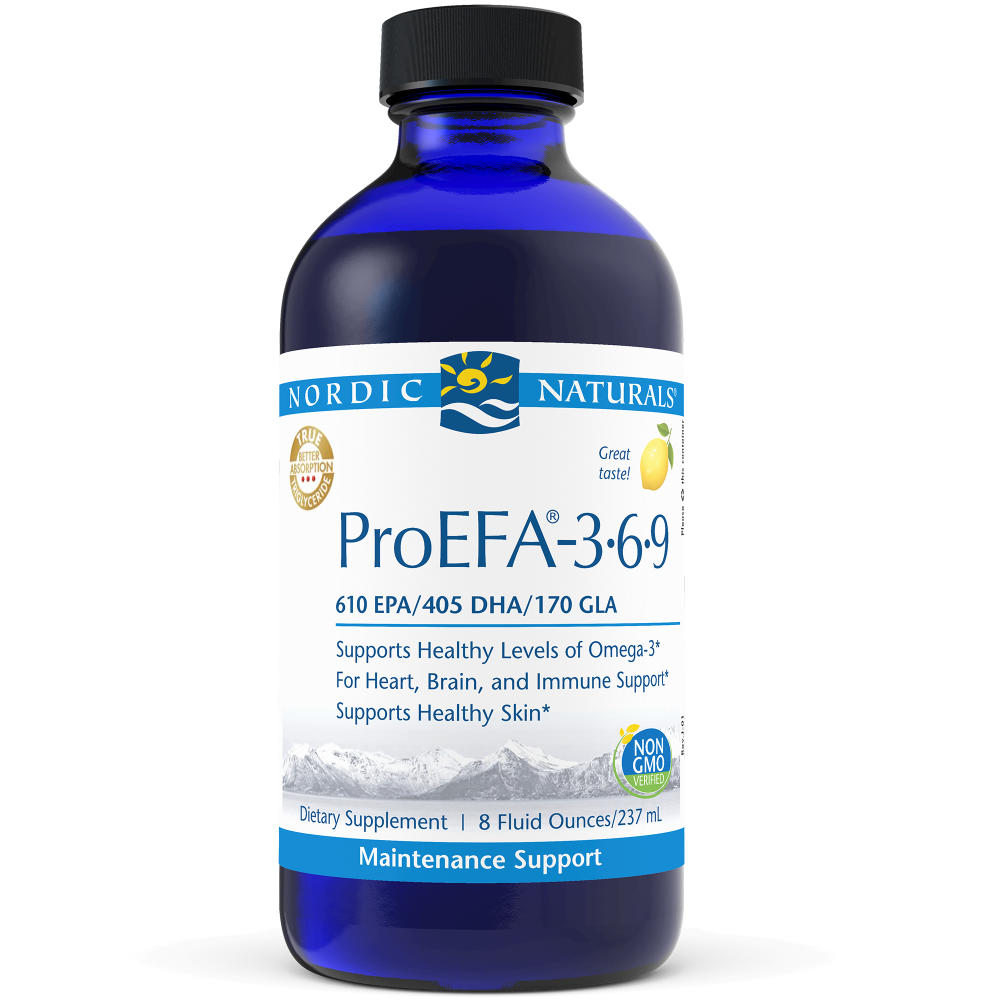ProEFA® 3⋅6⋅9 Liquid Omega Supplement - Premium Fish Oil with EPA & DHA for Heart, Brain & Joint Health - Supports Immunity & Inflammation Relief - Ideal for Daily Wellness & Active Lifestyle