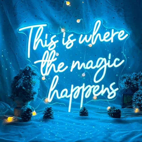 This Is Where The Magic Happens Ice Blue