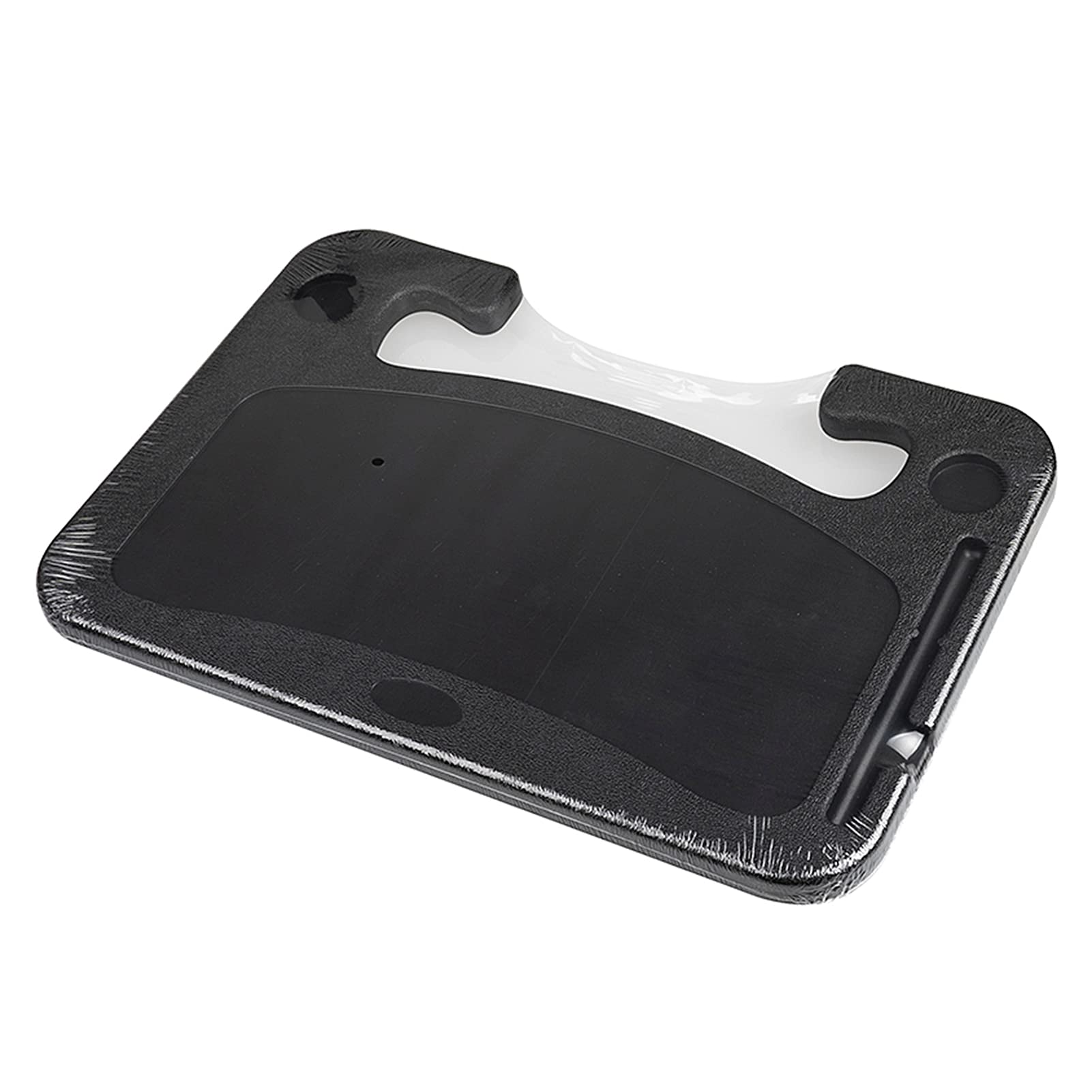 Tesla Model 3/Y Steering Wheel Tray - Portable Laptop Desk & Food Table for Car Travel - Black Multi-Functional Accessory for Work, Dining & Road Trips