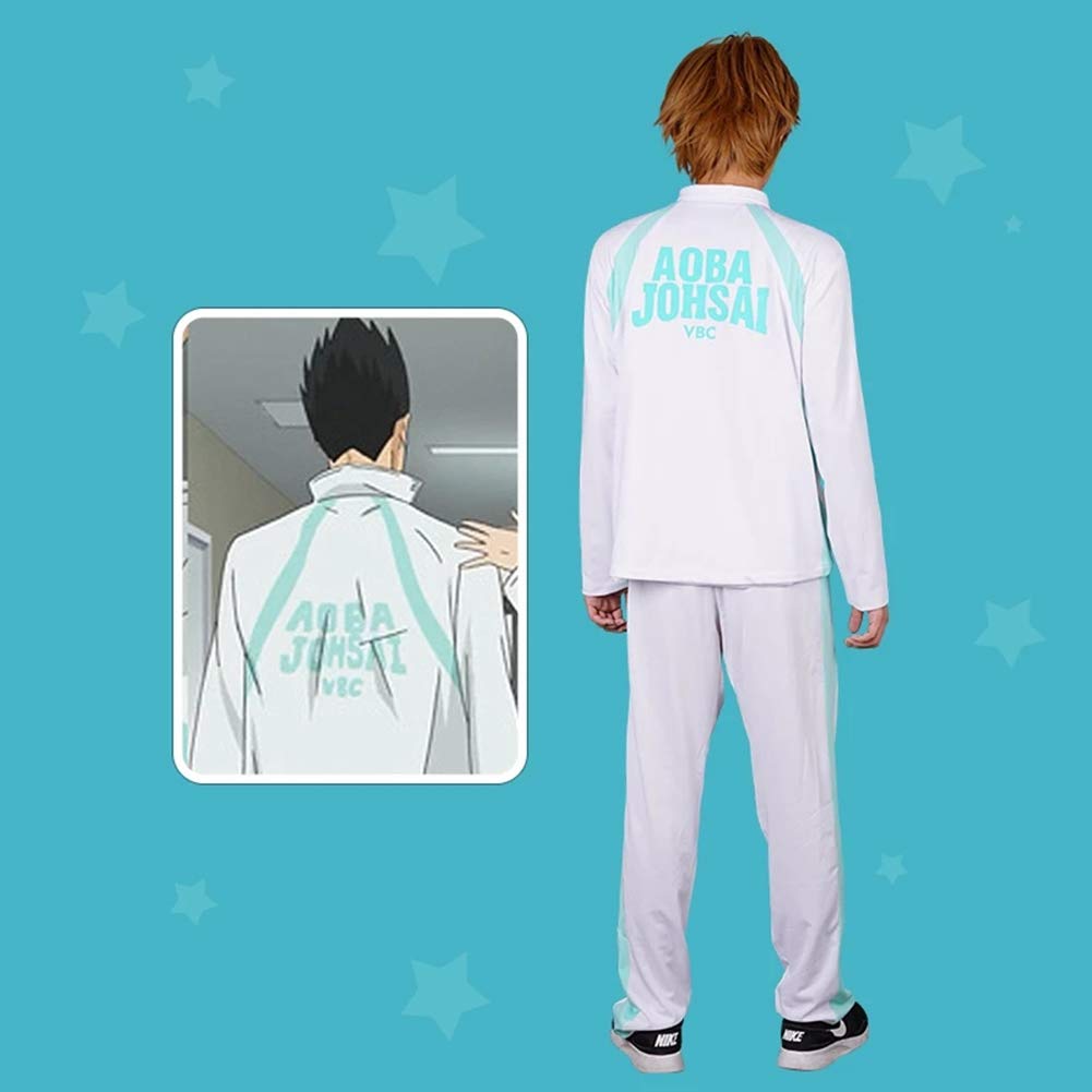 Haikyuu!! Oikawa Tooru Anime Cosplay Jacket - Short Sleeve Outerwear Coat for Cosplay, Halloween, and Anime Conventions