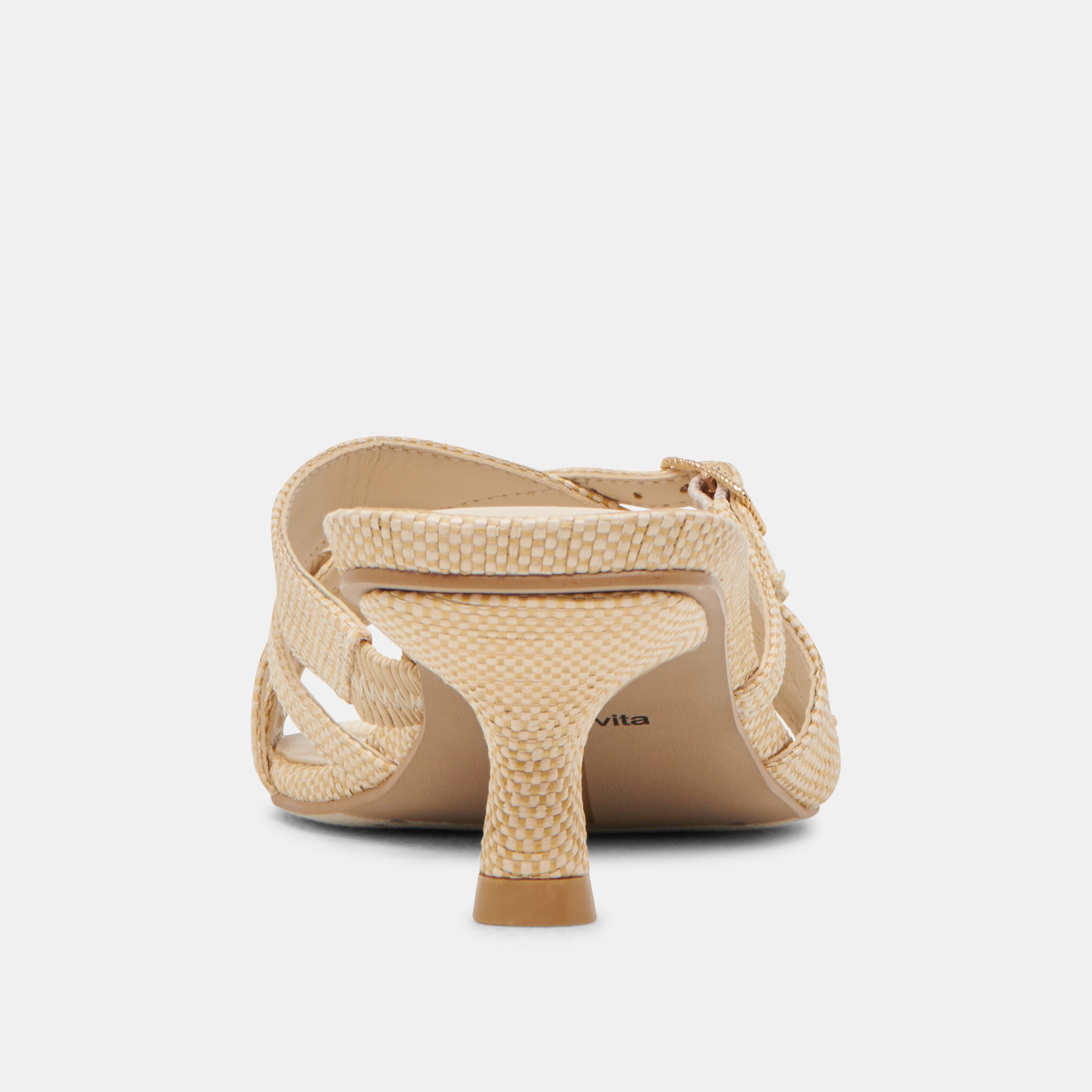 BRYANT HEELS Women's Natural Woven Raffia Sandals - Comfortable Summer Beach Wedding Shoes for Outdoor Parties & Vacations