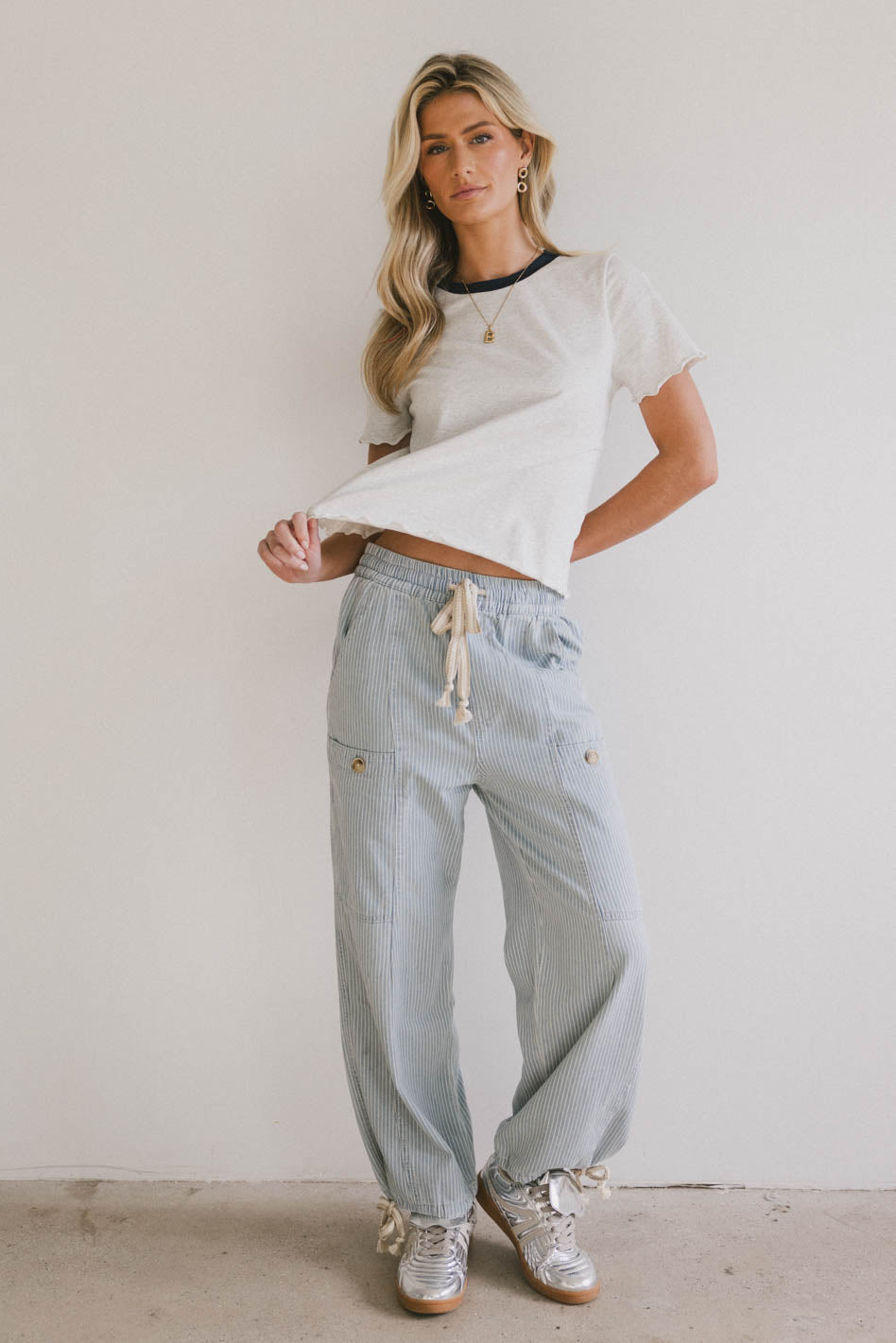 Florence Lettuce Edge Tee - Women's Trendy Lace Trim T-Shirt | Perfect for Casual Outfits, Summer Wear & Layering