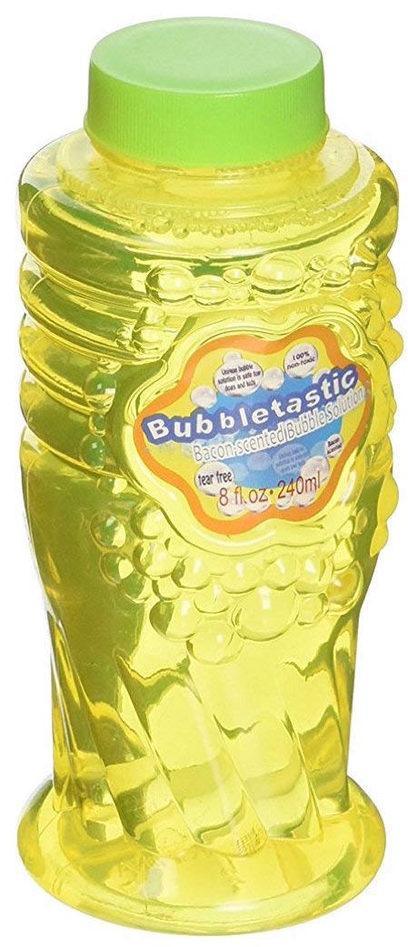 20 Pack of 8oz Bacon-Scented Bubble Bottles - 100% Non-Toxic & Safe for Kids | Perfect for Birthday Parties, Outdoor Play & Sensory Activities