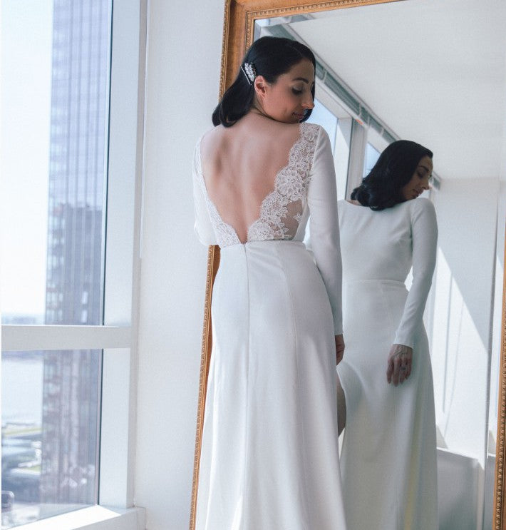 BHLDN Amy Kuschel Redding Gown - Elegant Wedding Dress for Brides, Perfect for Beach, Garden & Formal Ceremonies