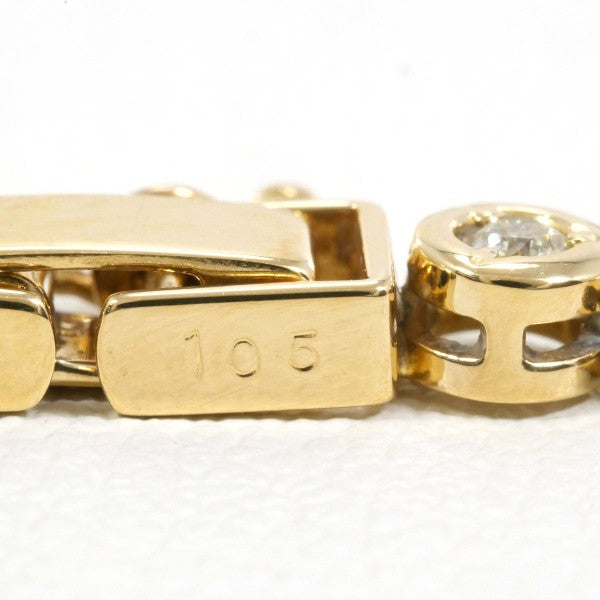 18K Yellow Gold Diamond Bracelet for Women - Elegant Tennis Bracelet with Real Diamonds - Perfect for Weddings, Anniversaries & Special Occasions