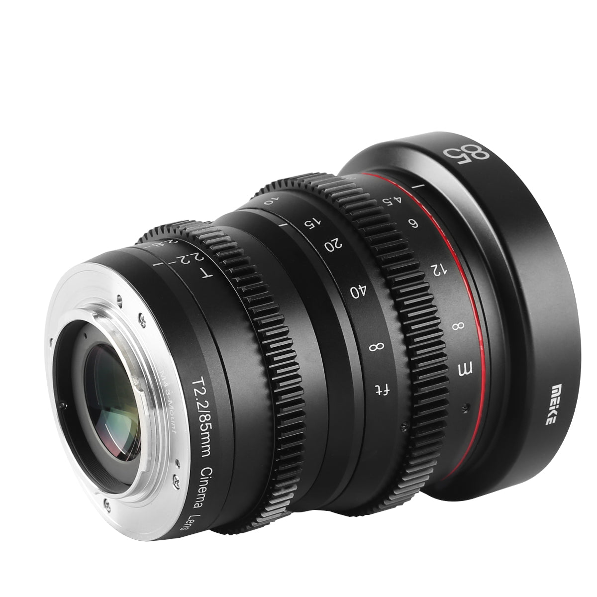 Meike Cinema Prime 85mm T2.2 Lens for Micro Four Thirds (MFT) - Professional Portrait & Videography Lens for DSLR Cameras - Perfect for Filmmaking, Interviews, and Low-Light Photography