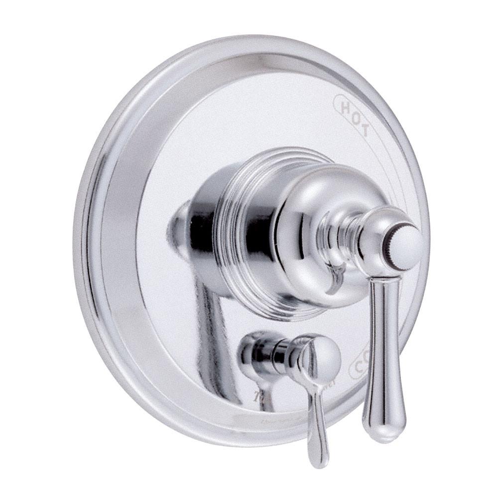 Danze Opulence Chrome Pressure Balance Shower Control with Diverter & Rough-in Valve - Luxury Bathroom Fixture for Spa-Like Shower Experience