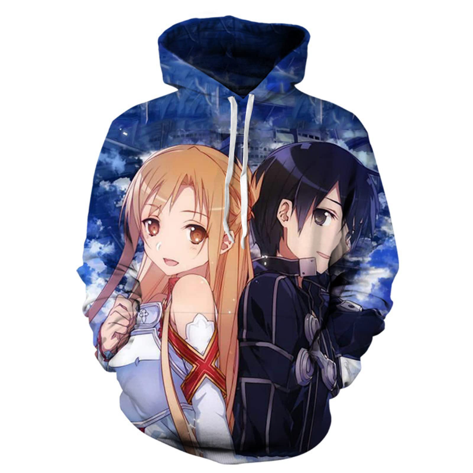 Unisex Sword Art Online Anime Hoodie - Japanese Style Pullover Sweatshirt for Cosplay & Casual Wear | Perfect for Fans, Conventions & Everyday Fashion