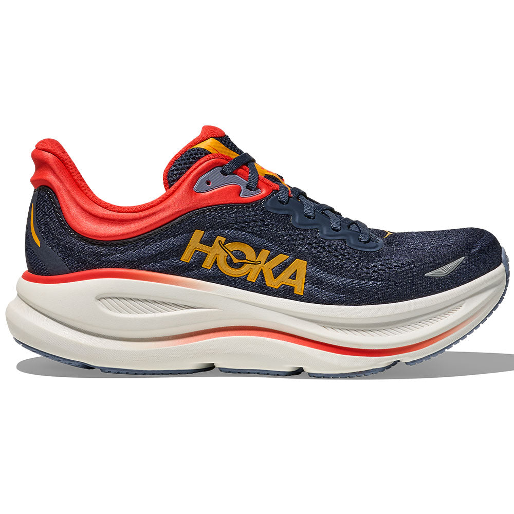 HOKA ONE ONE Bondi 9 Running Shoes for Men - Cushioned Road Running & Walking Shoes - Perfect for Marathon Training, Jogging & Everyday Comfort