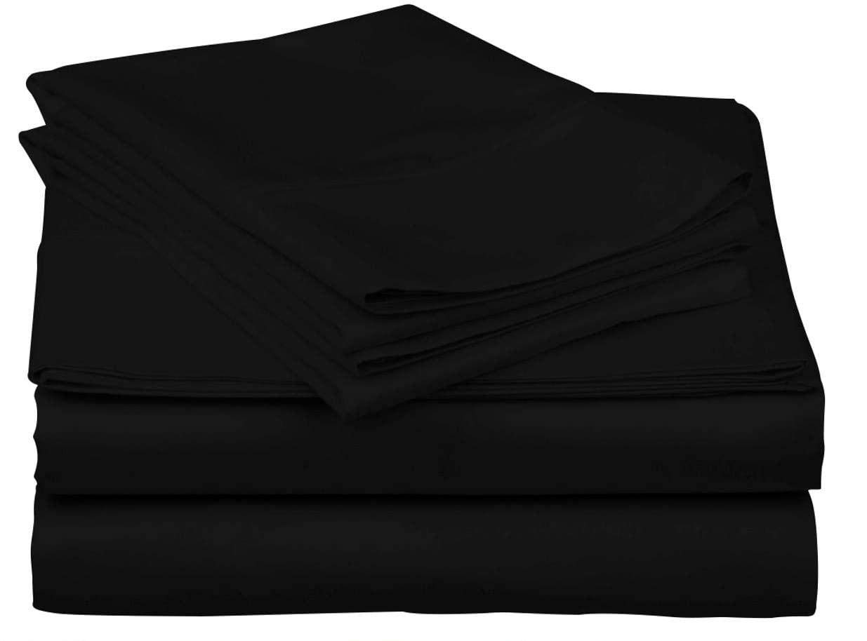 Luxury 600 Thread Count Egyptian Cotton Sheet Set - 4-Piece King Size with 15