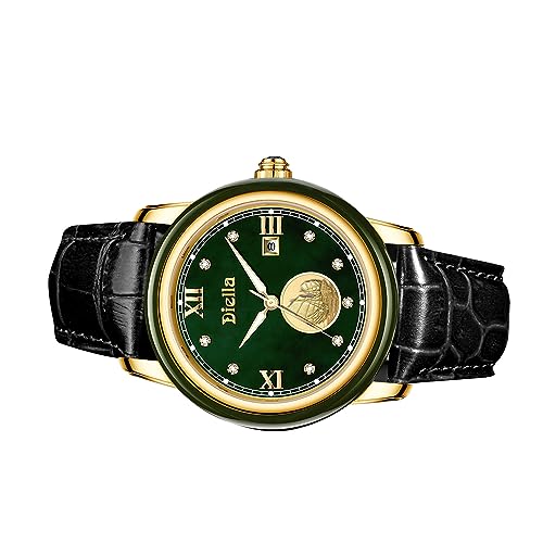 1-Gold and leather band