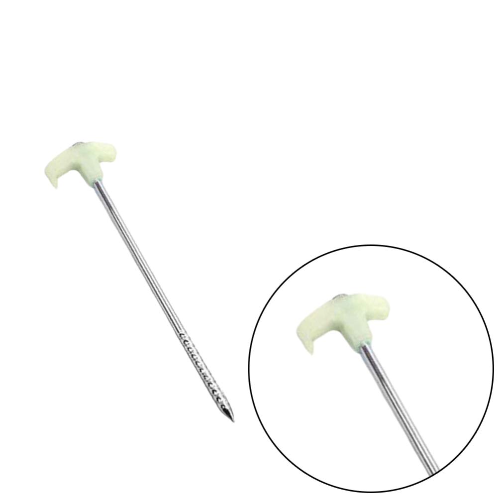 4 Pack Heavy Duty Reflective Tent Stakes - Durable Camping Tent Pegs for Secure Anchoring, Windproof Tent Pins for Outdoor Camping, Hiking & Backpacking - Ideal for Sand, Snow & Rocky Terrain