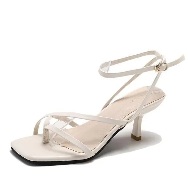 Strappy Open Toe Women's High Heel Sandals - Sexy Summer Dress Shoes for Weddings, Parties & Night Out