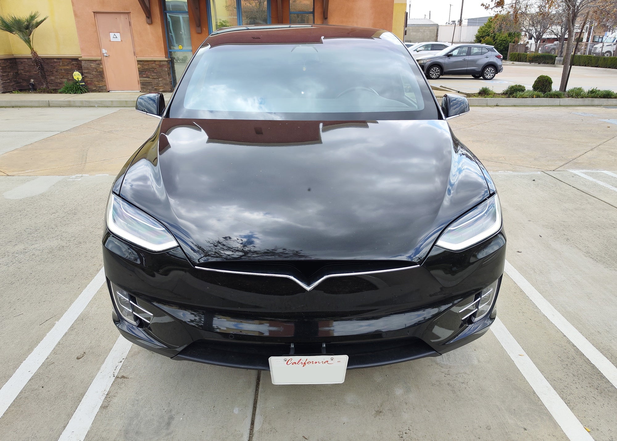 Premium Front Lower Bumper Grille Mesh Mount License Plate Bracket for Tesla Model S & X - Durable Car Accessory for Enhanced Style & Protection (Perfect for Road Trips & Daily Commuting)