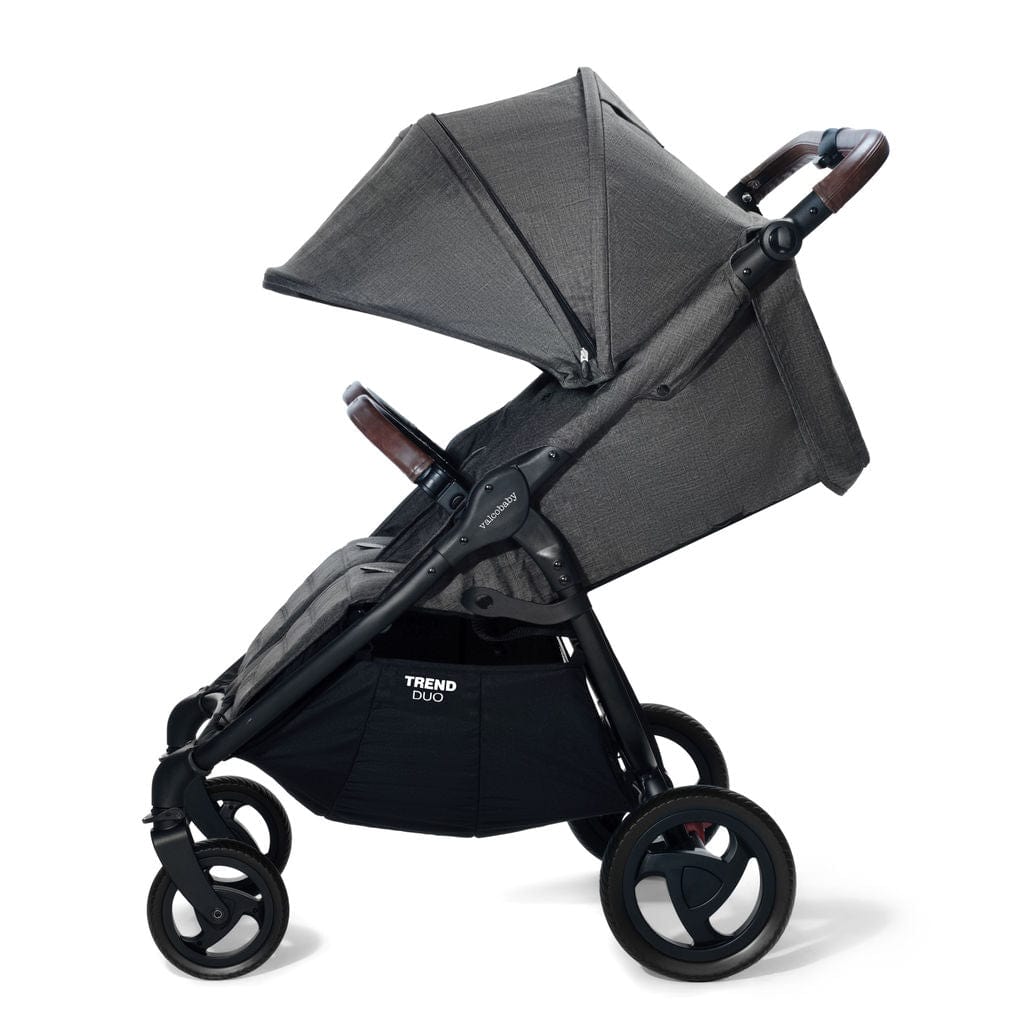 Valco Baby Duo Trend Double Stroller - Lightweight Compact Side by Side Stroller for Twins & Toddlers | Perfect for Shopping, Travel & Outdoor Adventures