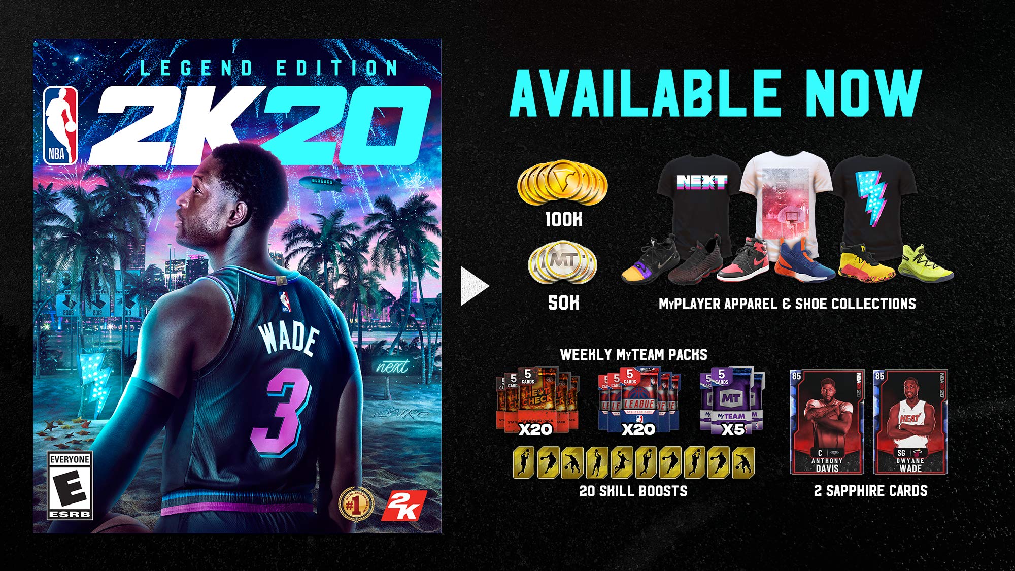 NBA 2K20 Legend Edition for Nintendo Switch - Authentic Basketball Simulation Game with Exclusive Content | Perfect for Gaming Enthusiasts & NBA Fans