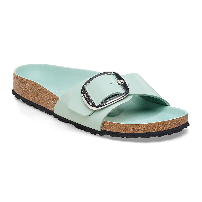 Madrid Big Buckle Sandals for Women - Comfortable Summer Slide Sandals with Adjustable Buckle | Perfect for Beach, Vacation & Casual Outfits