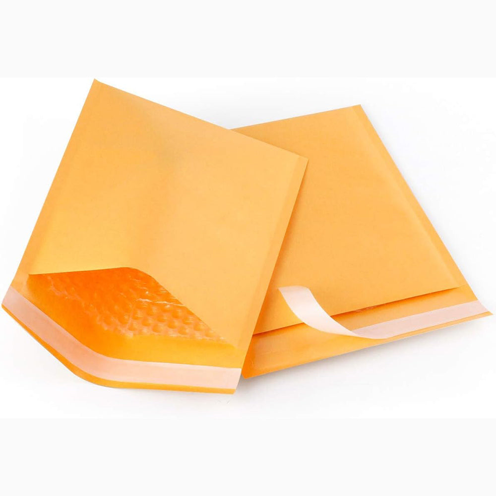 100 Pack 8.5 x 14.5 Inch Kraft Bubble Mailers - Padded Shipping Envelopes for Pack & Ship - Perfect for Ecommerce, Small Business Shipping & Online Store Packaging