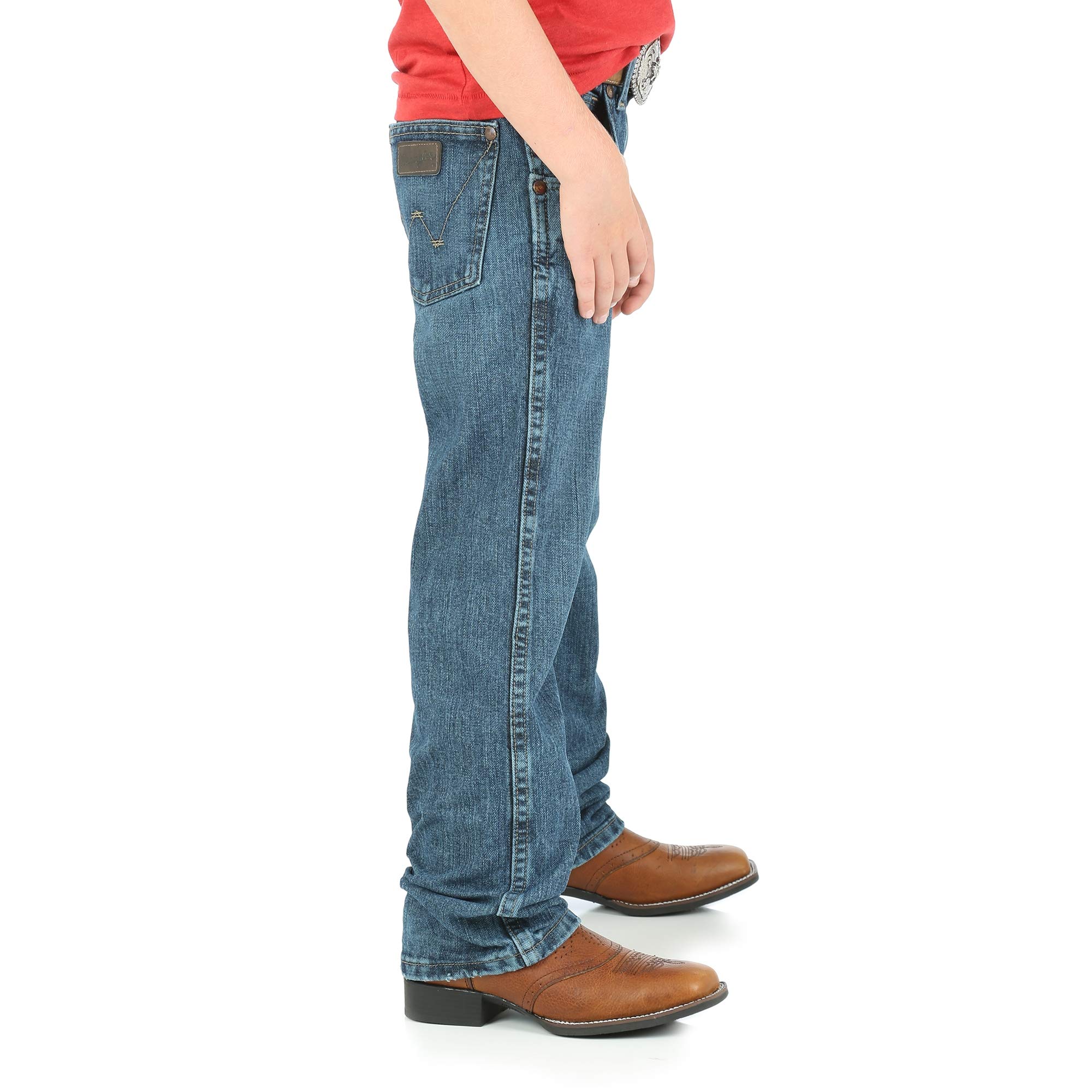 Wrangler Boys' Retro Straight Fit Jeans - Classic Denim Pants for Kids | Durable & Comfortable for School, Play & Everyday Wear
