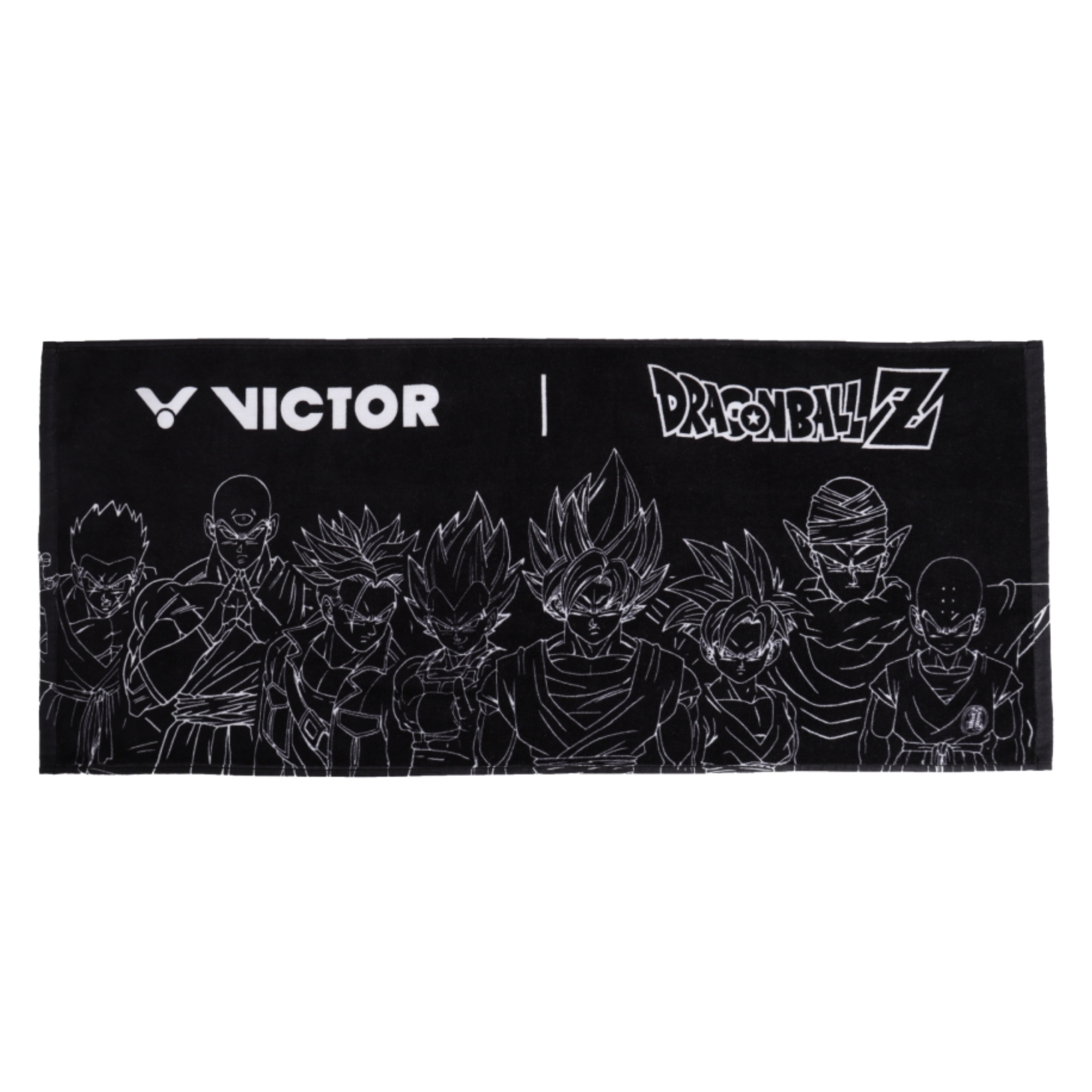 Victor x Dragon Ball Z TW511DBZ Official Licensed Anime Character Hand Towel (Black) - Perfect for Gym, Cosplay, and Anime Fan Collections