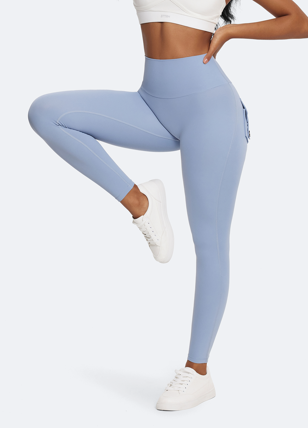 High Waist Push Up Leggings with Pockets - Tummy Control Yoga Pants for Women - Perfect for Workout, Running & Everyday Wear
