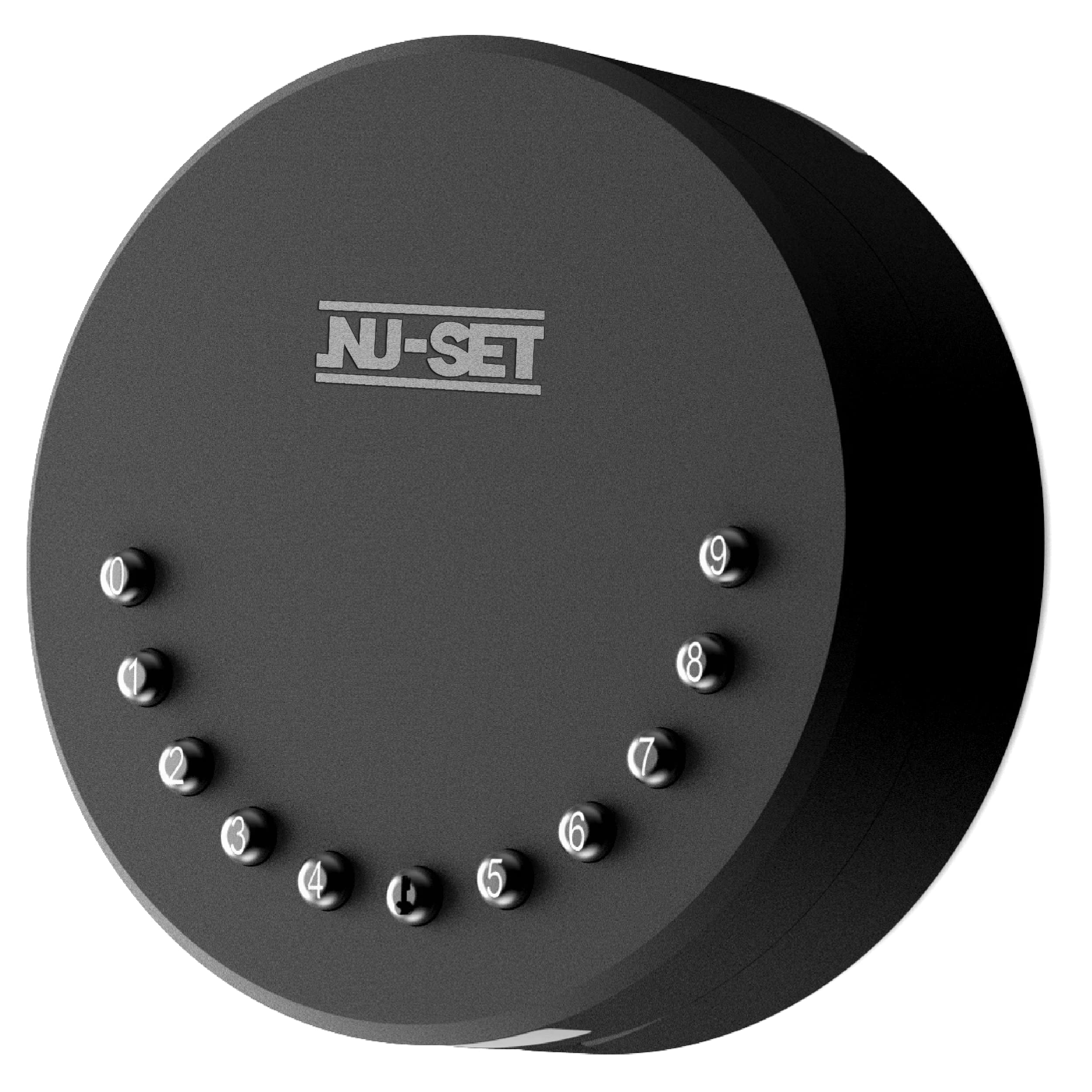 NU-SET Smart-Box Series Electronic Combination Lock - Wall Mount Key Safe with Digital Keypad | Secure Key Sharing Solution for Home, Office & Commercial Use | Weatherproof Key Storage Box for Airbnb Hosts, Realtors & Property Managers (Black)