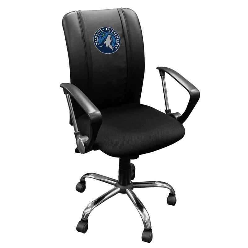NBA Team Logo Dreamseat Curve Ergonomic Office Chair - Adjustable Height & Lumbar Support for Home, Gaming & Workspace Comfort
