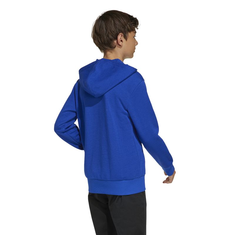 Adidas Boys Essentials Big Logo Hoodie - Comfortable Cotton Pullover Hooded Sweatshirt for Kids | Perfect for School, Sports & Everyday Wear