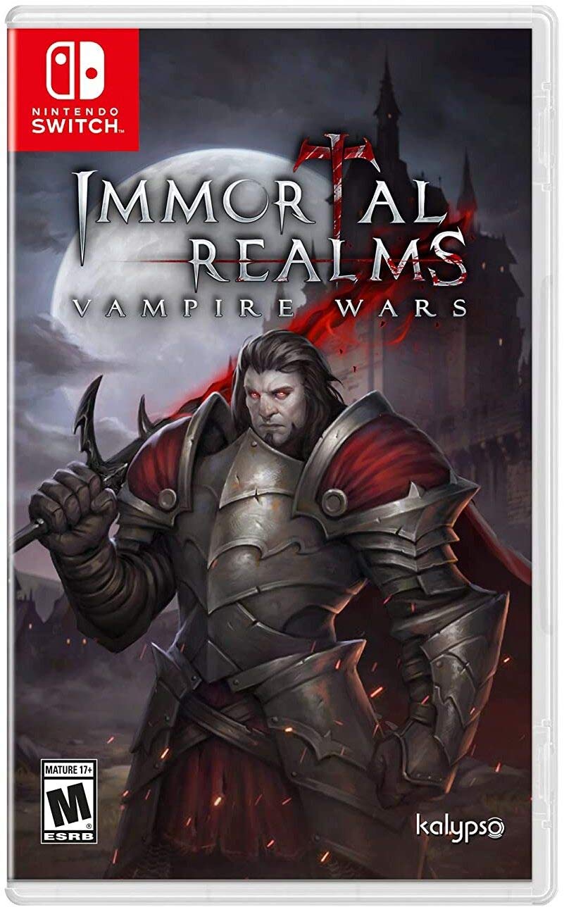 Immortal Realms: Vampire Wars - Nintendo Switch Game | Dark Fantasy Strategy RPG for Vampire Lovers | Perfect for On-the-Go Gaming & Home Entertainment
