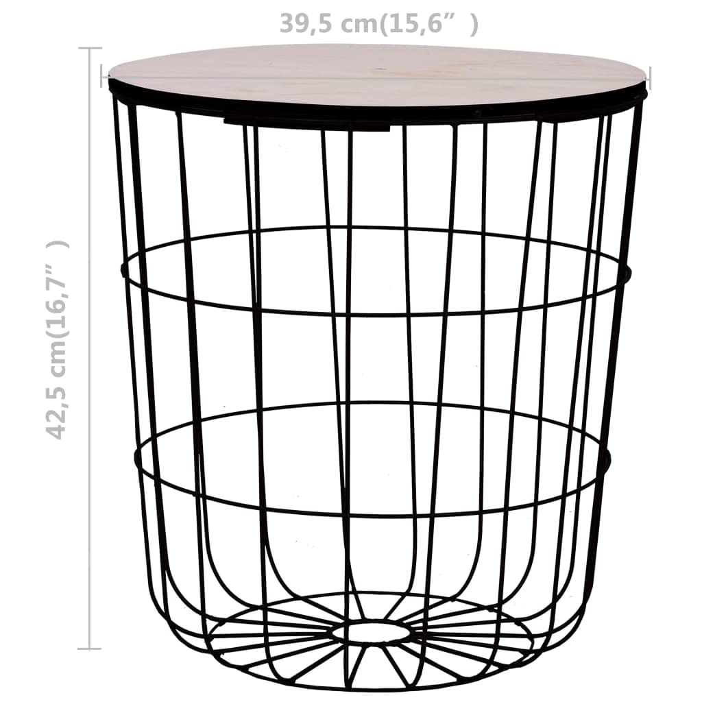 Round Coffee Table for Living Room - 15.6
