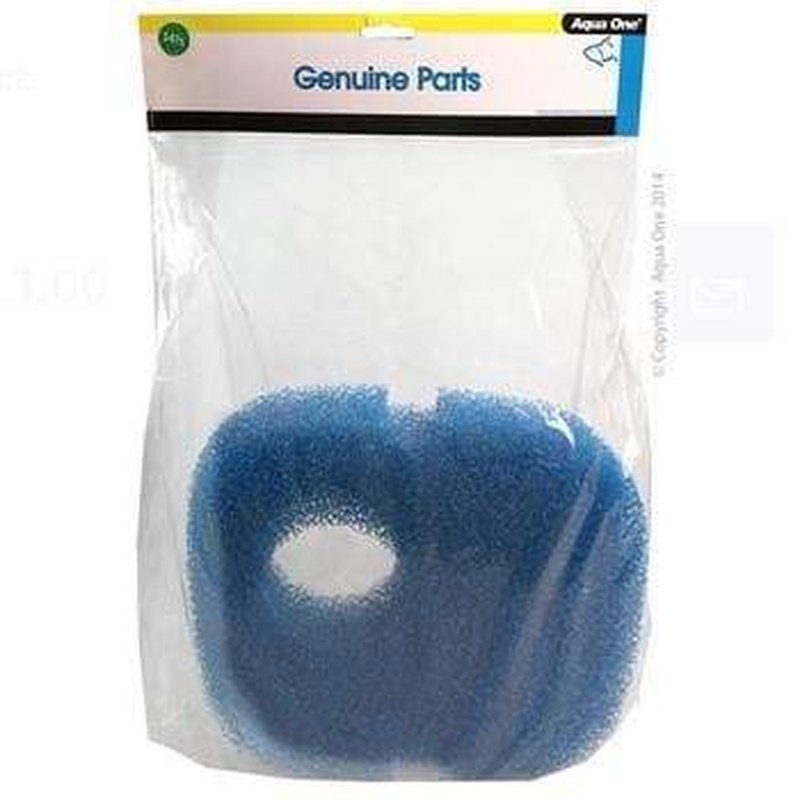 Aqua One Sponge Filter 15ppi 2-Pack for Ocellaris 3000/UVC Aquarium - High Density Foam Media for Fish Tank Filtration, Water Clarity & Healthy Aquatic Life - Ideal for Freshwater & Saltwater Tanks