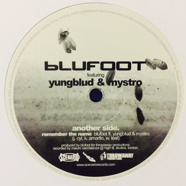 Blufoot If You Forget / Remember The Name 12 SC037 Scenario Records - Perfect for DJs, Music Producers & Collectors - Ideal for Club Nights, Home Listening & Music Production
