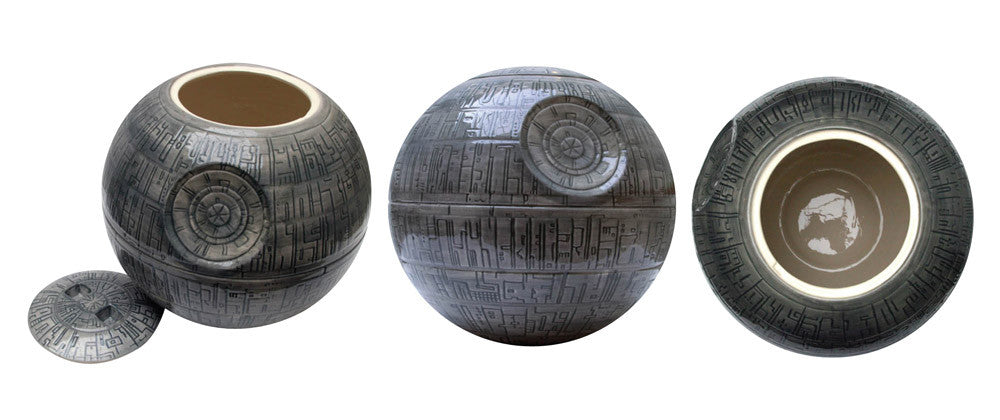 Star Wars Themed Ceramic Cookie Jar with Darth Vader Design - Perfect for Star Wars Fans, Kitchen Decor, and Gift Giving