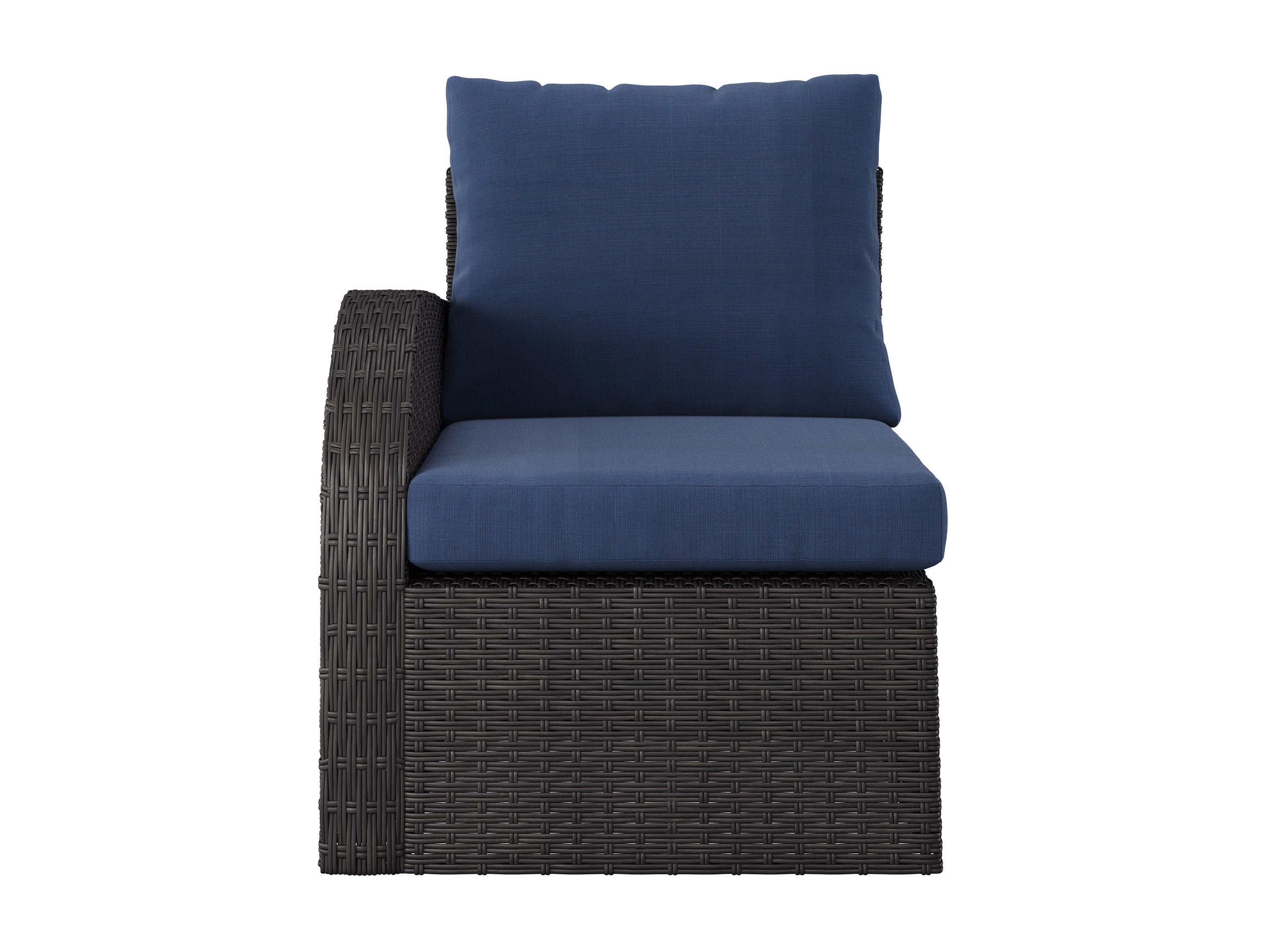 Luxury Left Arm Sectional Sofa Chair - Modern Comfort for Living Room, Lounge & Office - Soft Upholstered Fabric, Ergonomic Design, Space-Saving Furniture for Small Apartments