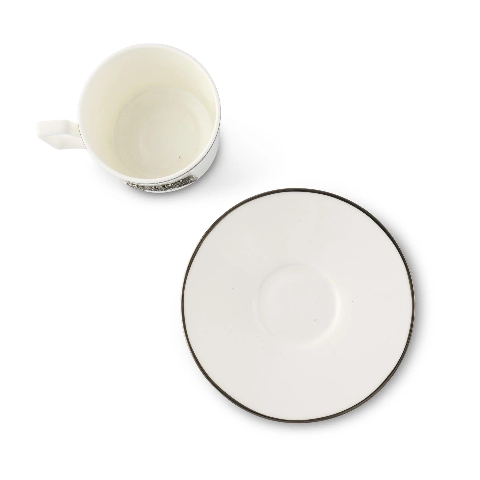 Premium Leaping Elk Bone China Dinnerware Set - Elegant Porcelain Plates, Bowls & Cups - Perfect for Fine Dining, Weddings & Special Occasions