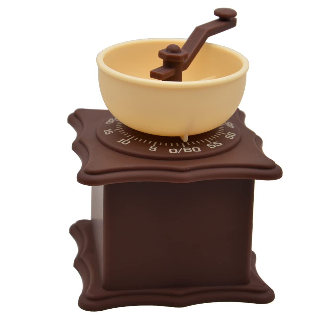 Hoshen Cute Coffee-Shaped Timer - Kitchen Cooking & Baking Alarm Clock, Study Reminder, Coffee Grinder Accessory (Random New/Old Model) - Perfect for Home Baking, Coffee Brewing & Time Management