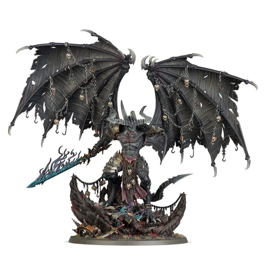 Age of Sigmar Chaos Daemons: Be'lakor, the Dark Master - Warhammer Miniature for Tabletop Gaming & Collectors