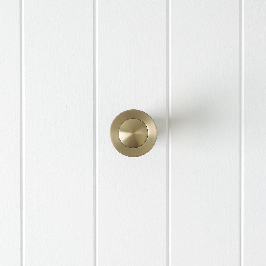 Pop Up Drain with Overflow - Brushed Nickel Bathroom Sink Stopper for Modern Vanities | Perfect for Bathroom, Kitchen & Utility Sink Installation
