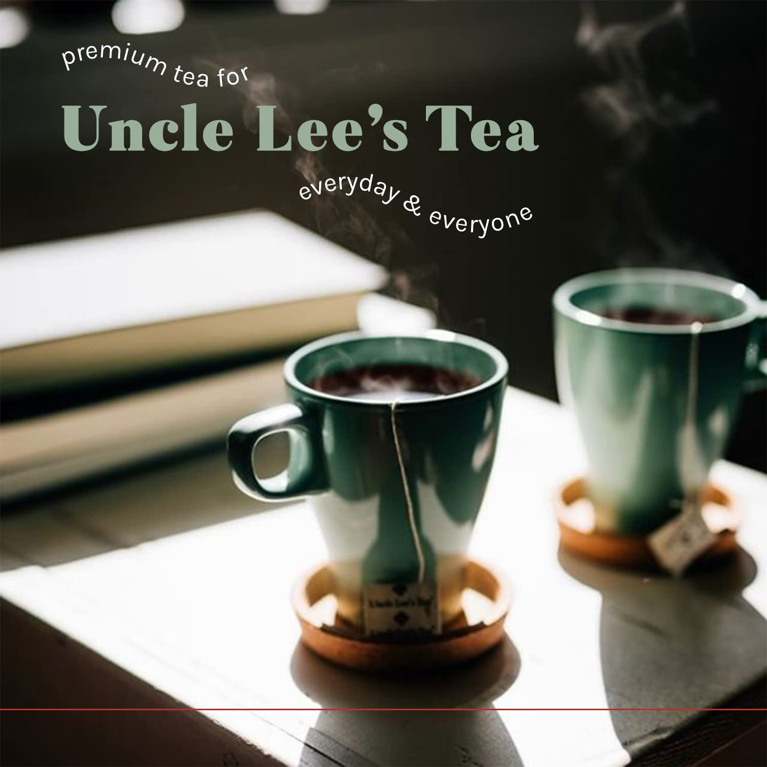 Uncle Lee's Organic Green Tea 100 Tea Bags (2-Pack) + White Tea Single-Use Pack - 3 Piece Set | Premium Loose Leaf Tea for Daily Wellness, Detox & Relaxation | Perfect for Home, Office & Gifts