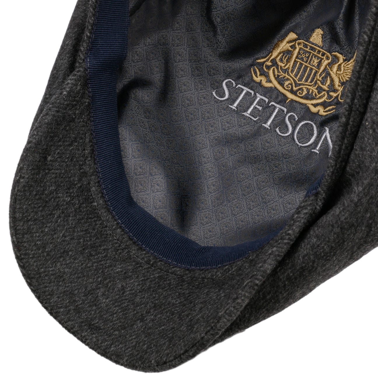 Stetson Cashmere Driver Flat Cap - Classic Men's Winter Hat for Driving & Outdoor Activities