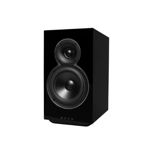 MOON Voice 22 Bookshelf Speakers (Pair) - High-Quality Stereo Sound for Home Theater, Gaming & Music Listening - Perfect for Living Room, Bedroom & Office Setup