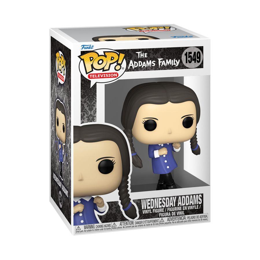 Wednesday Addams Dancing Pop! Vinyl Figure - The Addams Family TV Show Collectible - Perfect for Halloween Decor & Pop Culture Fans