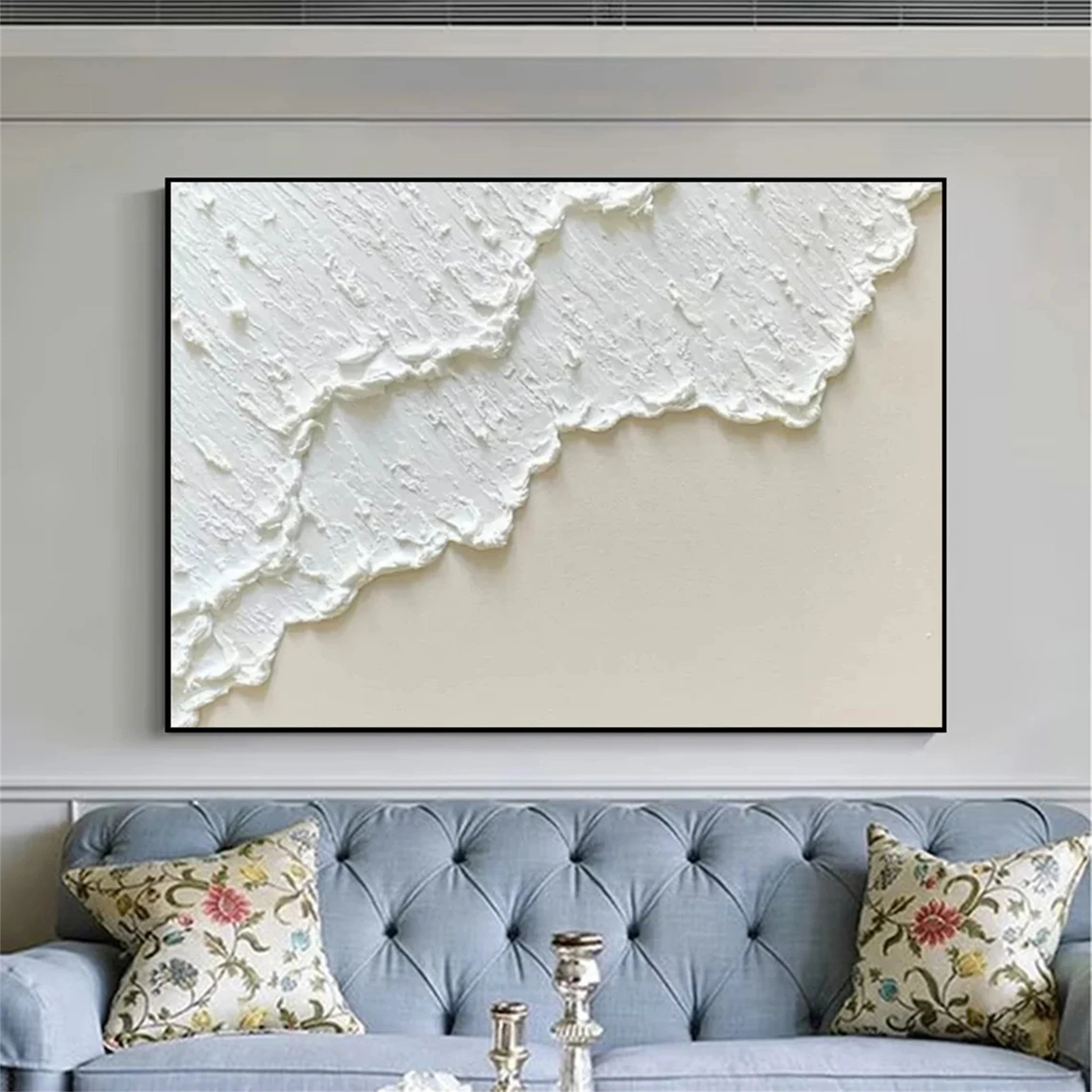 Minimalist Textured Plaster Art Painting - Modern Abstract Wall Decor for Living Room, Bedroom & Office | #MM102