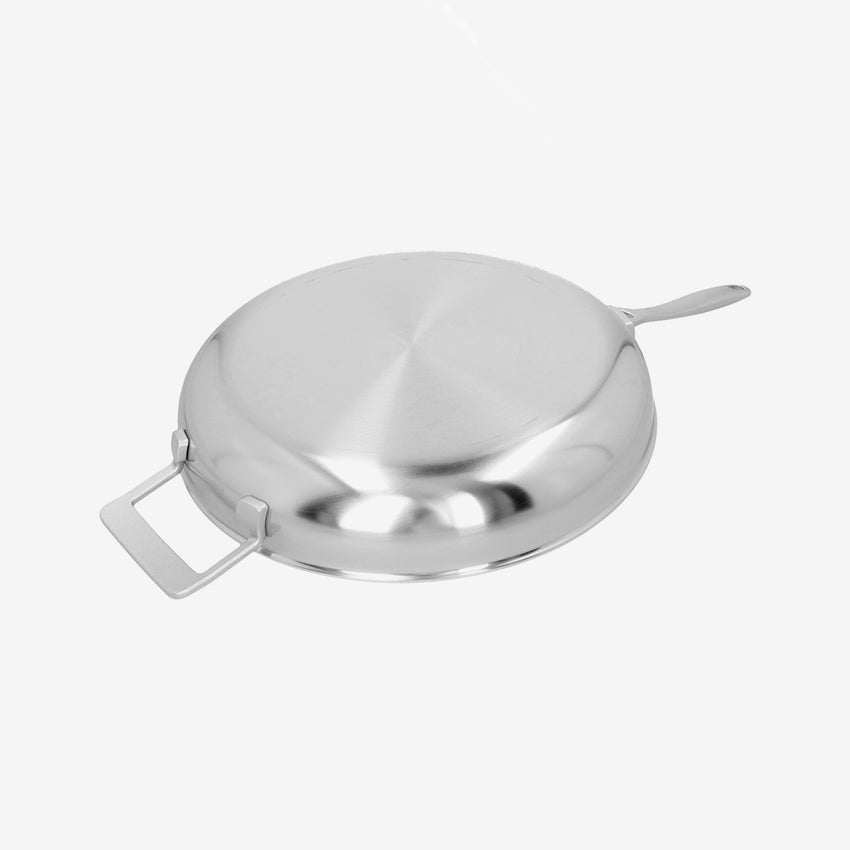 Demeyere Industry 5 Stainless Steel Fry Pan - Professional Grade Cookware for Home Chefs - Perfect for Searing, Sauteing & Frying