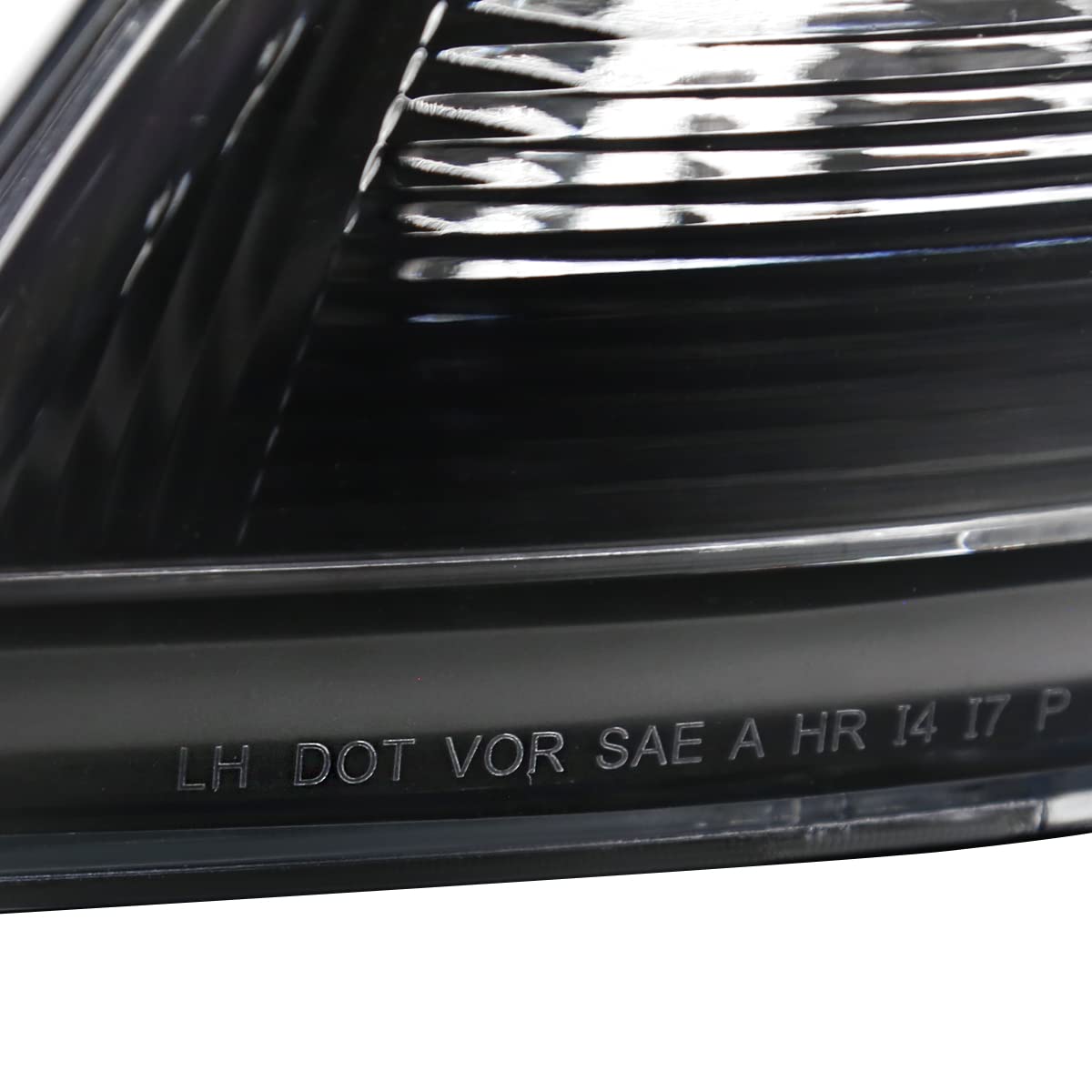 2009-2019 Dodge Ram 1500 2500 3500 Replacement Black Headlight Assembly - LED Projector Front Lamps for Improved Night Driving & Off-Road Visibility