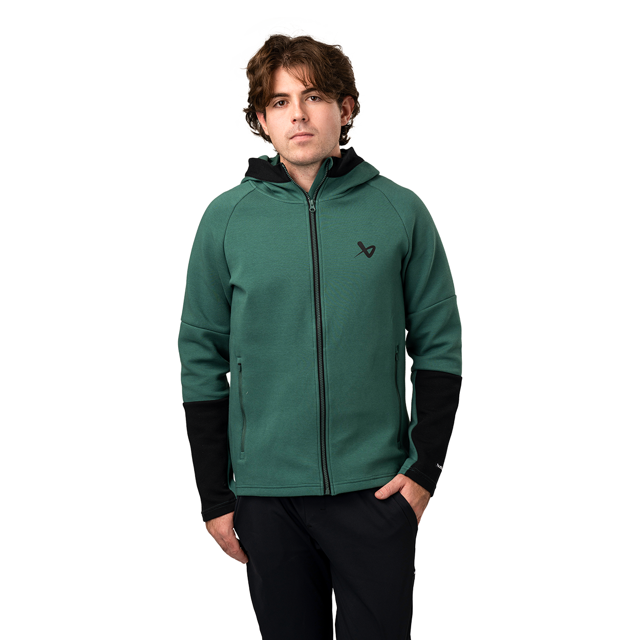 Bauer FLC Colorblock Full-Zip Senior Hockey Jacket - Lightweight & Durable for Ice Hockey Training & Games
